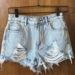 PacSun High Rise Festival Jean Shorts Size 24